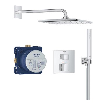 GROHE 34879000 - Unterputz-Duschsystem PRECISION CUBE 310 × 310 mm Chrom