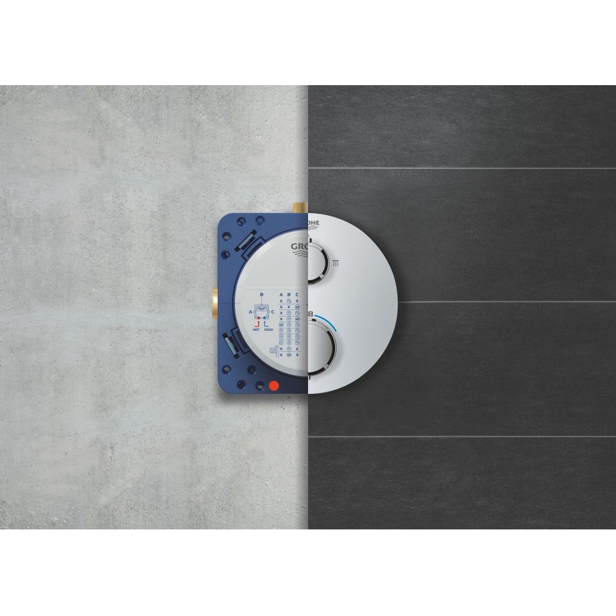 GROHE 34880000 - Miscelatore doccia da incasso statico GROHTHERM SMARTCONTROL cromo