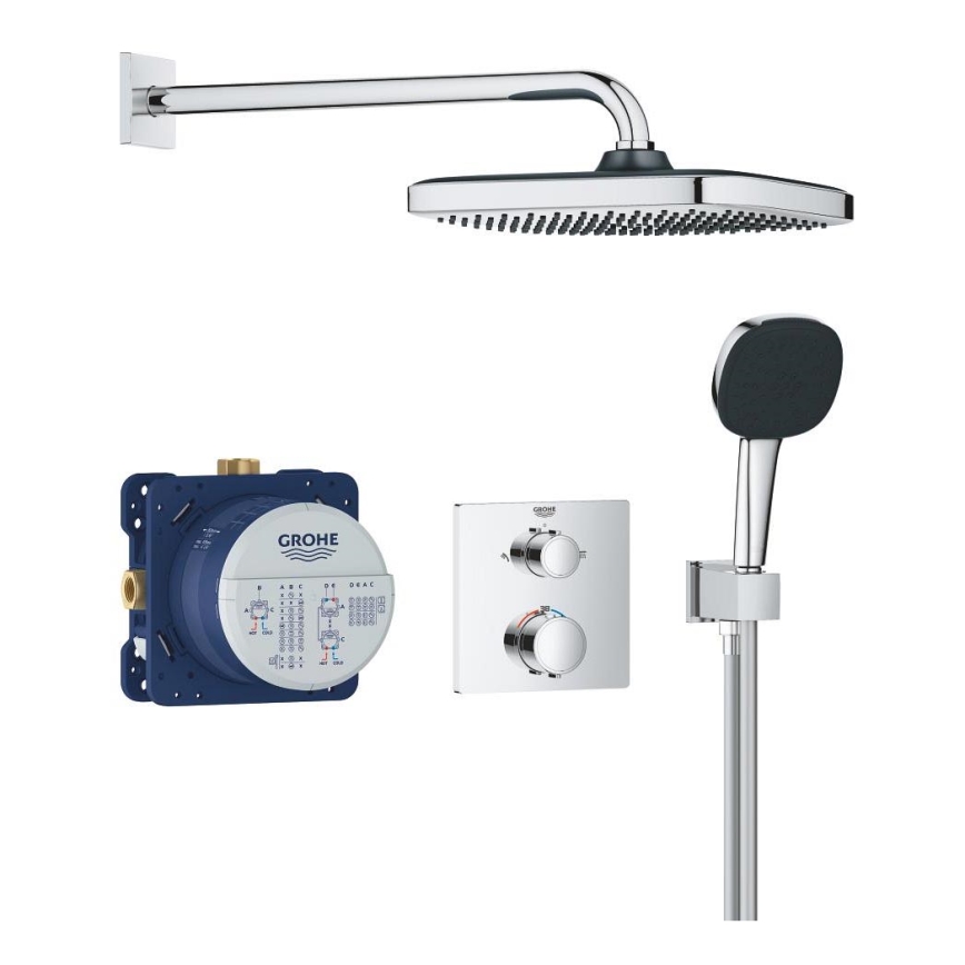 GROHE 34882000 - Duschsystem PRECISION VITALIO COMFORT 250, Hochglanz-Chrom