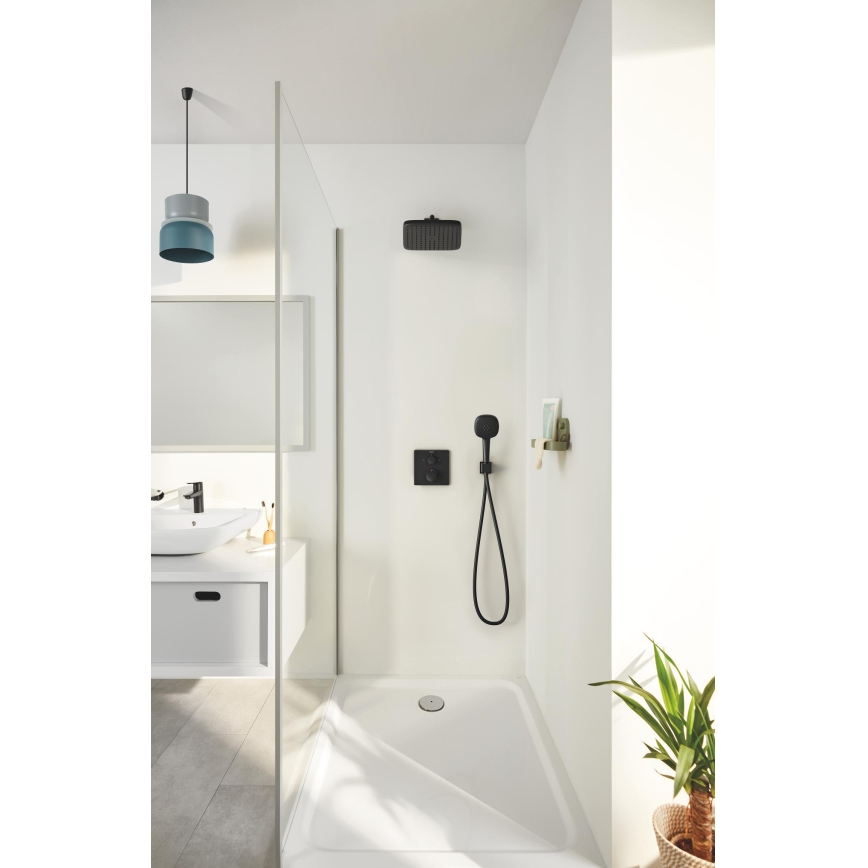 GROHE 348822430 - Set doccia PRECISION 250 × 250 mm nero