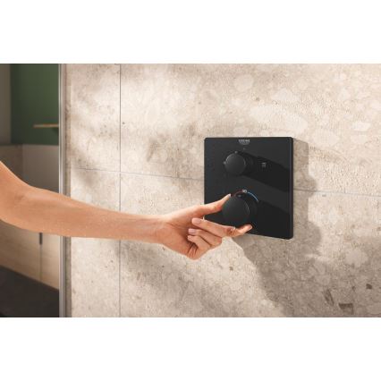 GROHE 348822430 - Set doccia PRECISION 250 × 250 mm nero