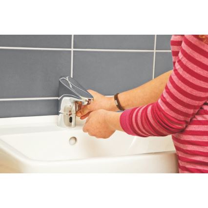 GROHE 36207001 - Elektronische Waschtischarmatur EUROPLUS E DN 15, glänzender Chrom