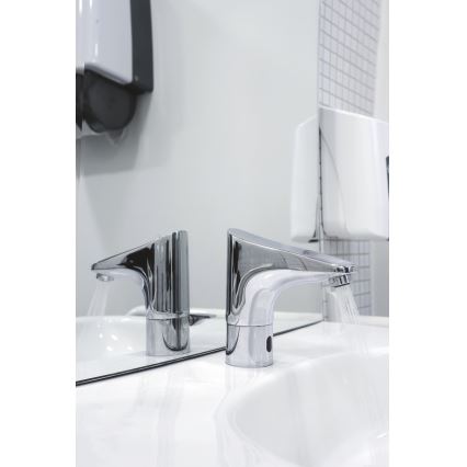 GROHE 36207001 - Mitigeur électronique pour lavabo EUROPLUS E DN 15 chromé brillant