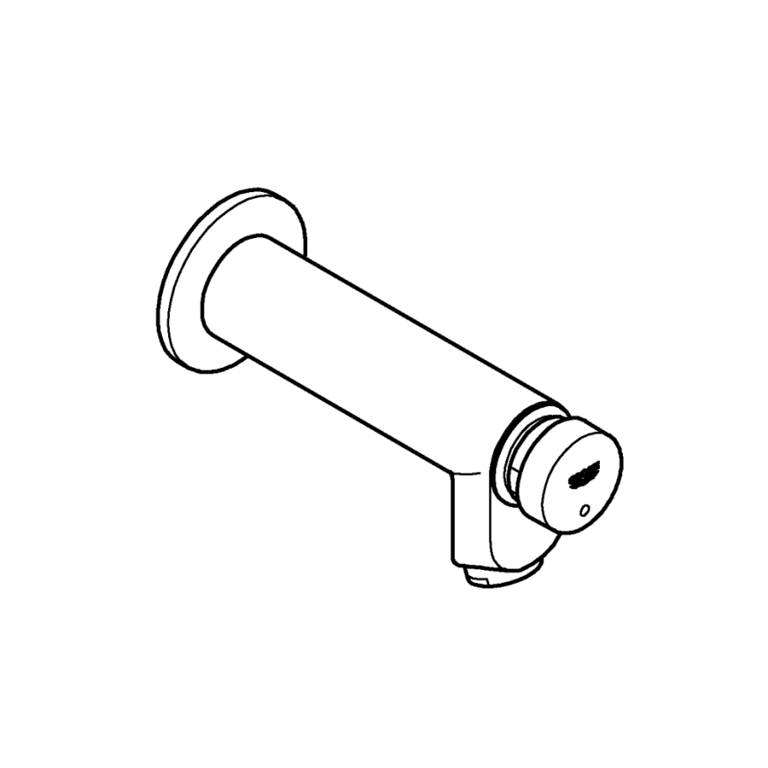 GROHE 36266000 - Vanne murale auto-fermante EUROECO COSMOPOLITAN T DN 15 chrome