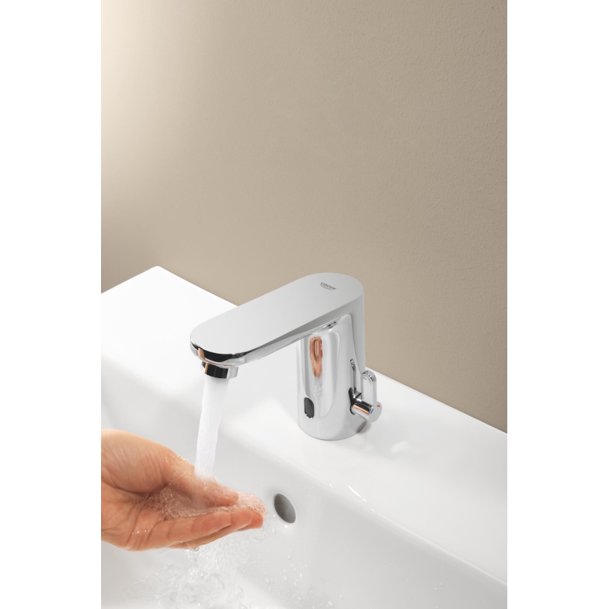 GROHE 36366002 - Miscelatore elettronico per lavabo GET E cromo lucido