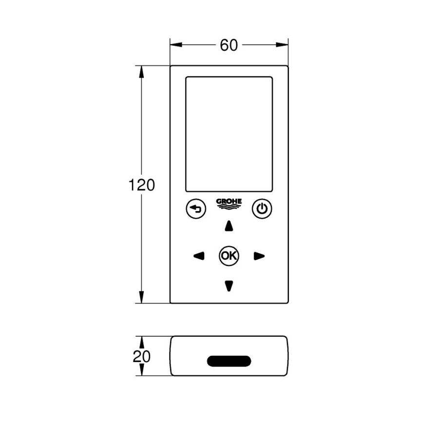 GROHE 36407001 - Telecomando