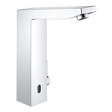 GROHE 36440000 - Mitigeur électronique pour lavabo à capteur infrarouge EUROCUBE E DN 15 chromé