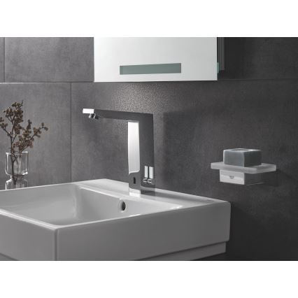 GROHE 36440000 - Mitigeur électronique pour lavabo à capteur infrarouge EUROCUBE E DN 15 chromé