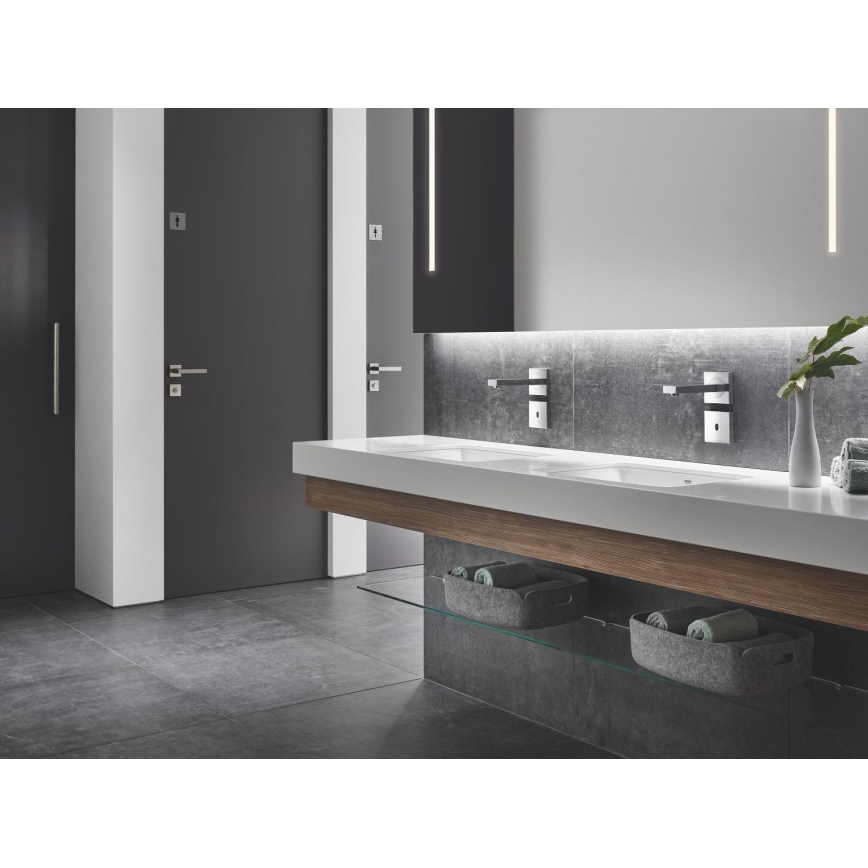 GROHE 36442000 - Robinet électronique infrarouge EUROCUBE E chrome brillant