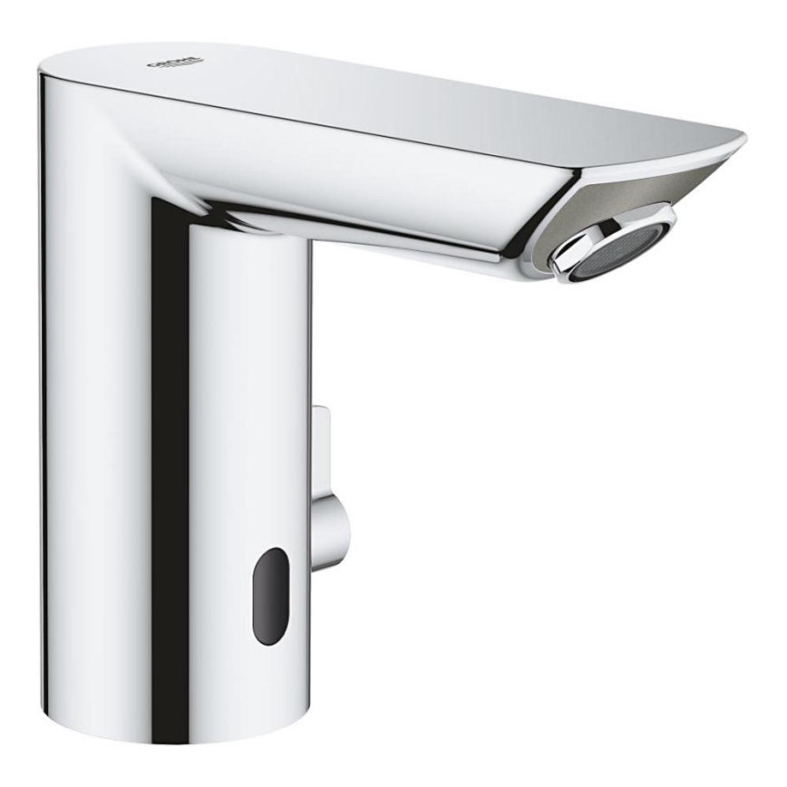 GROHE 36453000 - Robinet électronique pour lavabo à capteur infrarouge BAU COSMOPOLITAN E 123 mm chrome
