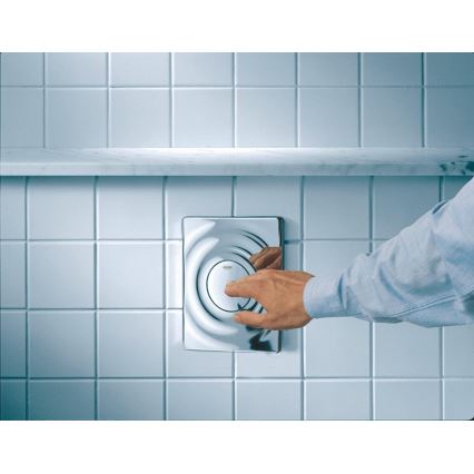 GROHE 37063000 - Betätigungsplatte SURF 156 × 197 mm, polierter Chrom