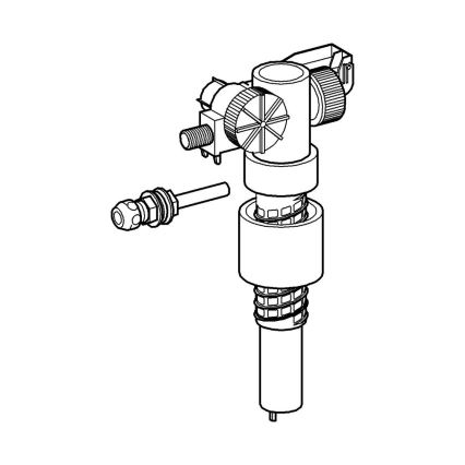 GROHE 37092000 - Füllventil 38” Chrom glänzend