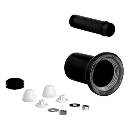GROHE 37311K00 - Kit di alimentazione e scarico per WC 150 mm, nero