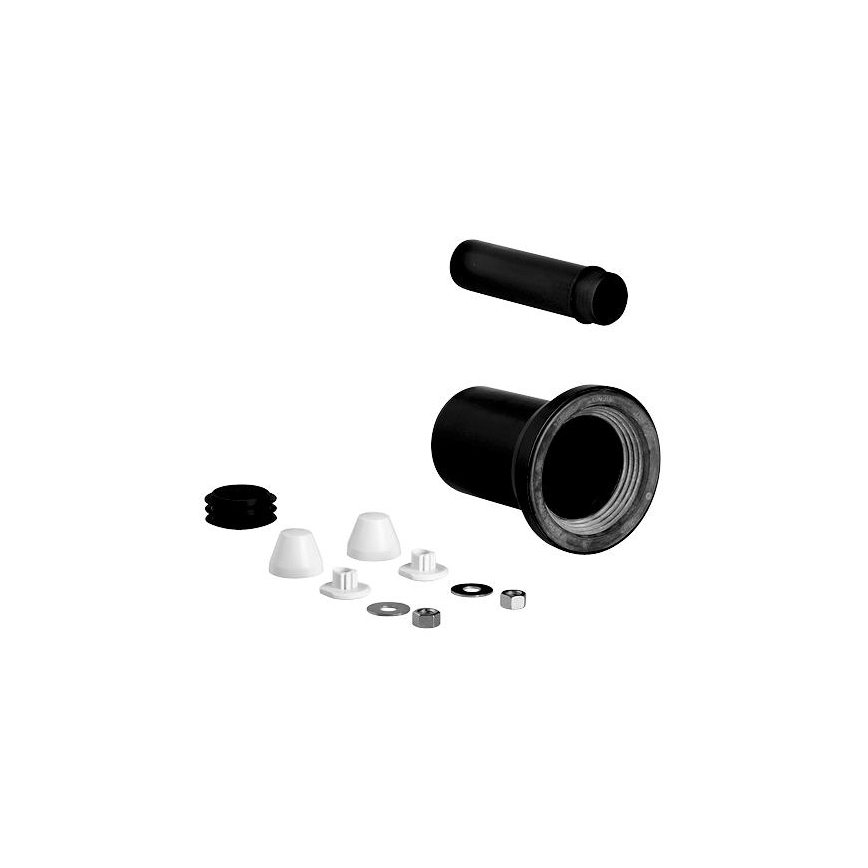 GROHE 37311K00 - Kit di alimentazione e scarico per WC 150 mm, nero