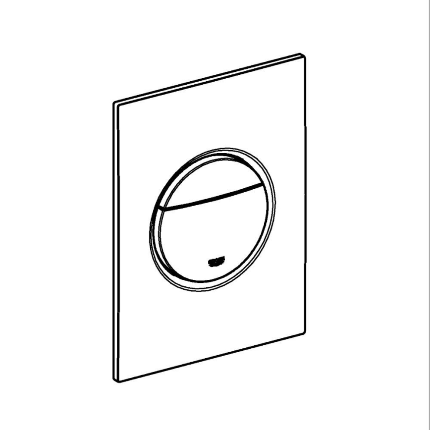 GROHE 37601P00 - Betätigungsplatte NOVA COSMOPOLITAN S 130 × 172 mm Chrom