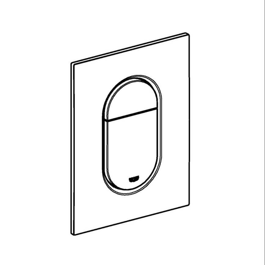 GROHE 37624GL0 - Placca di comando ARENA COSMOPOLITAN S 130 × 172 mm dorata