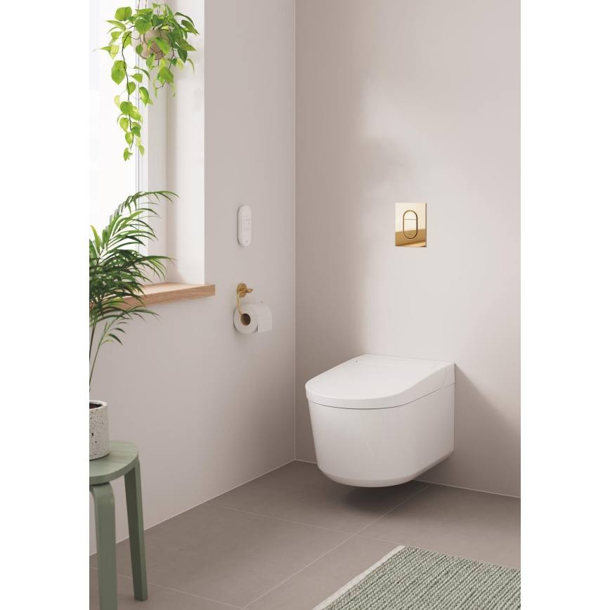 GROHE 37624GL0 - Plaque de commande ARENA COSMOPOLITAN S 130 × 172 mm dorée