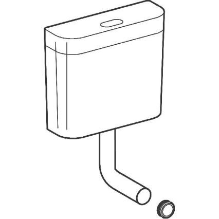 GROHE 37791SH0 - Citerne de chasse d'eau PS blanche