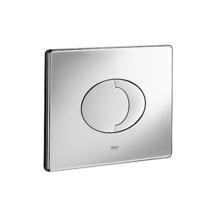 GROHE 38506000 - Bouton de chasse d'eau SKATE AIR 156 × 197 mm chromé brillant