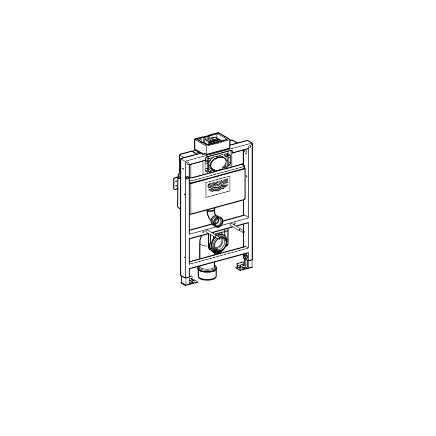 GROHE 38526000 - WC-Modul RAPID SL 0,82 m weiß