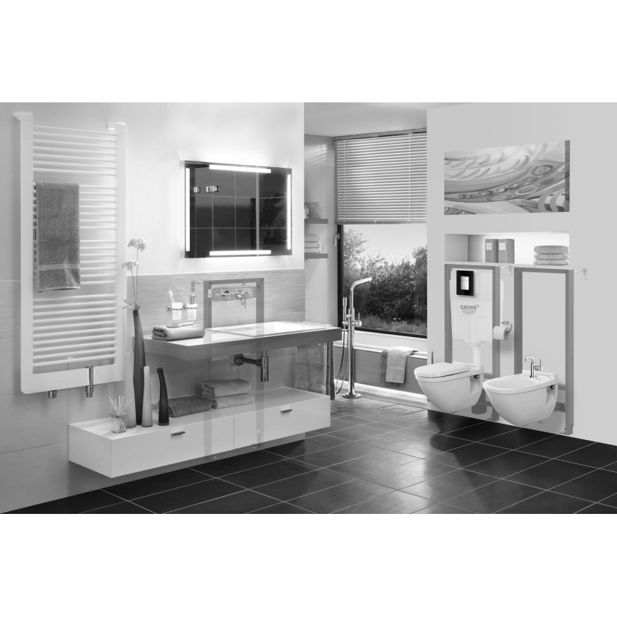 GROHE 38553001 - Bidet-Modul RAPID SL 1,13 m weiß