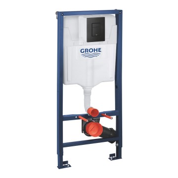 GROHE 38811KF0 - 3-in-1-WC-Set SOLIDO, 1,13 m, schwarz