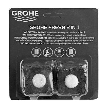 GROHE 38882000 - Pastiglie per WC FRESH schiuma gel/bianco
