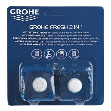 GROHE 38882000 - Tablettes WC FRESH mousse gélifiée/blanc