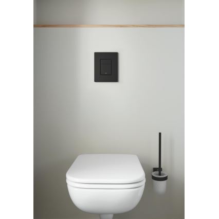 GROHE 389662430 - Plaque de commande de chasse d'eau EVEN 156 × 197 mm noire