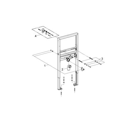 GROHE 39052000 - Modulo per lavabo RAPID SL 1,13 m