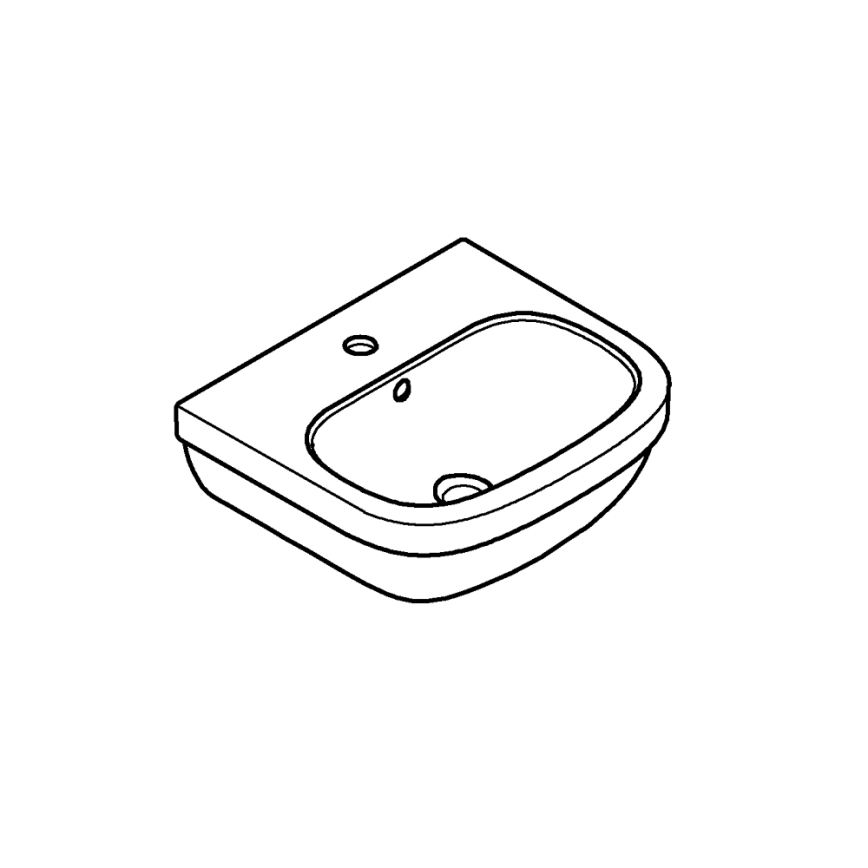 GROHE 39324000 - Lavabo EURO CERAMIC 450 × 400 mm, ceramica/bianco