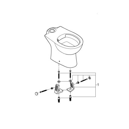 GROHE 39349000 - Standwaschbecken BAU CERAMIC 356 × 600 × 400 mm Keramik/weiß