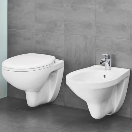 GROHE 39351000 - Vaso WC sospeso BAU CERAMIC 53,1 × 36,8 × 36,3 cm ceramica/bianco