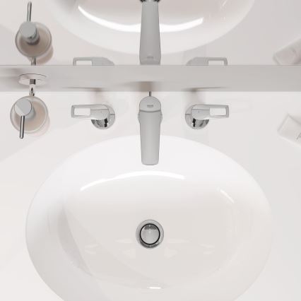 GROHE 39423000 - Lavabo encastré BAU CERAMIC 560 × 420 mm céramique/blanc