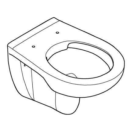 GROHE 39427000 - WC sospeso BAU CERAMIC 368 x 531 mm in ceramica, bianco