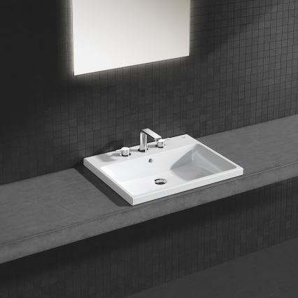 GROHE 3947900H - Waschbecken CUBE CERAMIC 600 × 490 mm Keramik/weiß