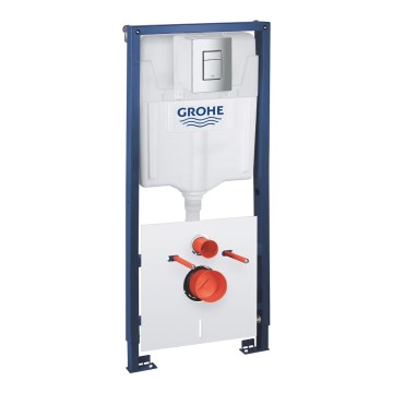 GROHE 39930000 - 4-in-1-Set für WC SOLIDO, 1,13 m, Hochglanz-Chrom