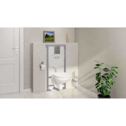 GROHE 39930000 - Kit 4 en 1 pour WC SOLIDO 1,13 m chrome brillant