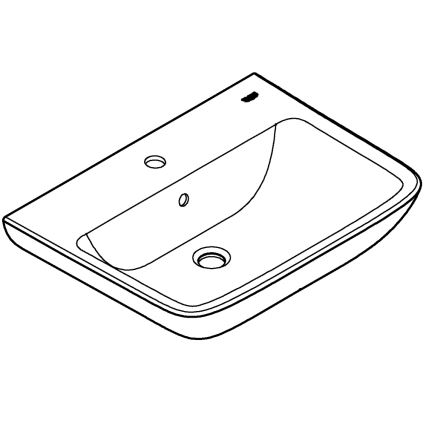 GROHE 39950000 - Lavabo START EDGE 600 × 448 mm ceramica/bianco