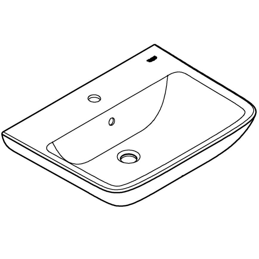 GROHE 39950000 - Lavabo START EDGE 600 × 448 mm ceramica/bianco