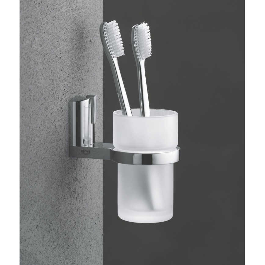 GROHE 40254000 - Bicchiere ALLURE finitura satinata