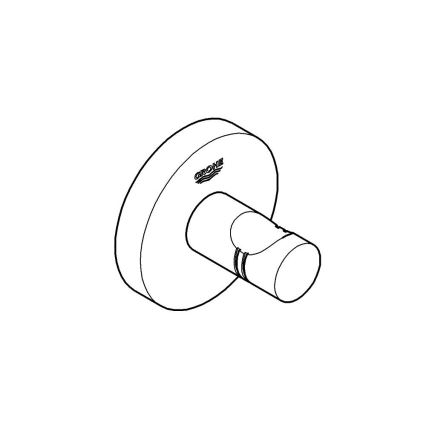 GROHE 40364001 - Bademantelhaken ESSENTIALS, glänzender Chrom