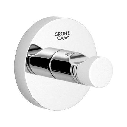 GROHE 40364001 - Crochet pour peignoir de bain ESSENTIALS, finition chrome brillant