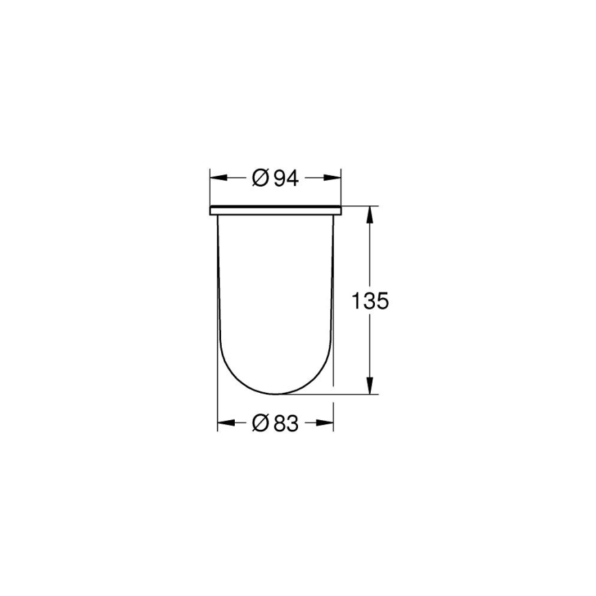 GROHE 40393000 - Ersatzglas ESSENTIALS klar