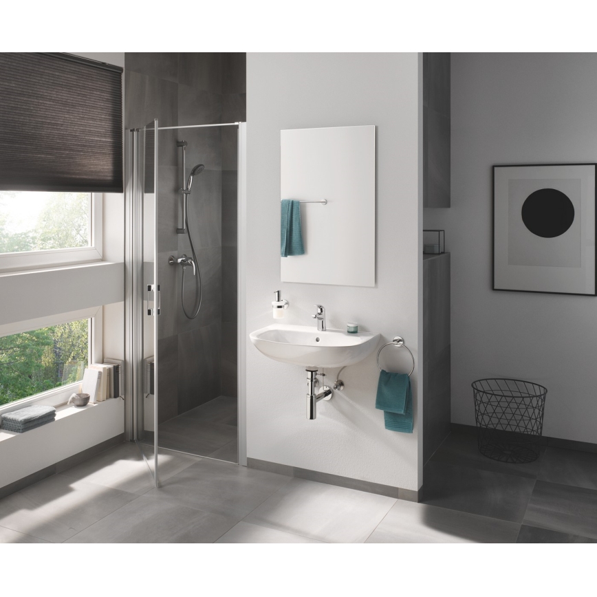 GROHE 40394001 - Distributeur de savon liquide ESSENTIALS 160 ml, chrome brillant
