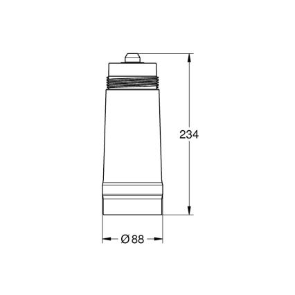 GROHE 40404001 - Filtre GROHE BLUE taille S blanc