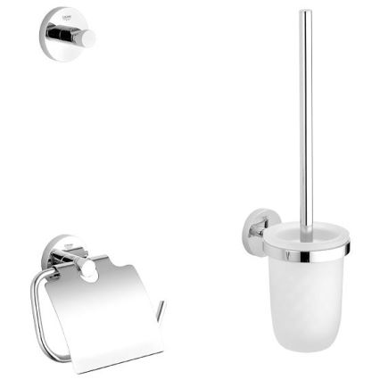GROHE 40407001 - Ensemble d'accessoires ESSENTIALS, chrome brillant