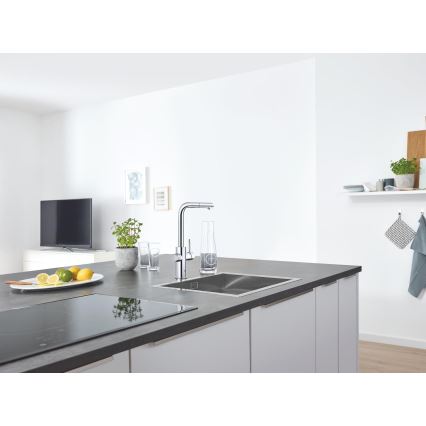 GROHE 40437000 - Ensemble de 6 verres BLUE 250 ml, cristal/transparent