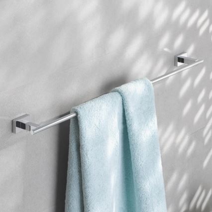 GROHE 40509001 - Portasciugamani ESSENTIALS CUBE 600 mm in cromo lucido