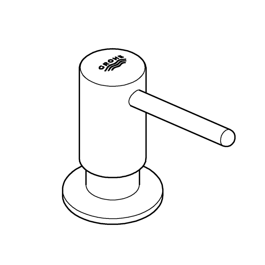 GROHE 40536000 - Seifenspender CONTEMPORARY 400 ml hochglanzverchromt